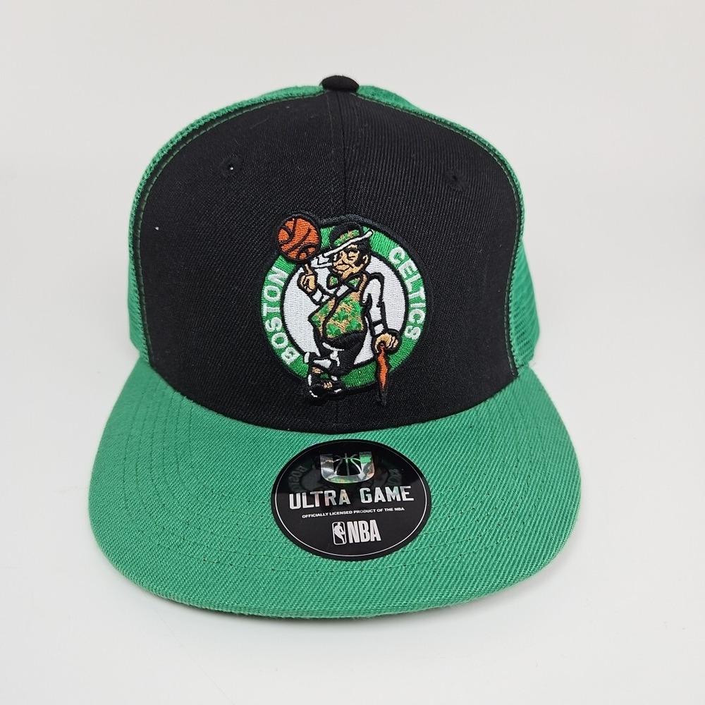 NBA Ultra Game Boston Celtics Men's Mesh Trucker Hat One Size Fits Most